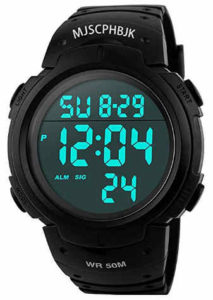 Men’s Digital Sports Watch, Waterproof diode Screen giant Face Army Watch